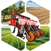 Semoir multi-cultures à 4 rangs pour maïs, soja, colza et haricots avec bac à engrais