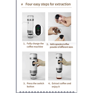 Factory Private Tooling Travel Cold Hot Brewing Cafe <b>Machine</b> USB 3 in 1 Portable Mini Espresso Handheld Capsule <b>Coffee</b> <b>Machine</b> - Product Image 3