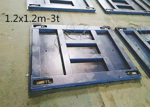 Rutsch feste 200cm quadratische Form Checker Carbon Steel Platform Boden waage 80cm 100 cm 300cm Digitales Wiegen 0,8 m 1m <span class=keywords><strong>2m</strong></span> 3m - Product Image 3