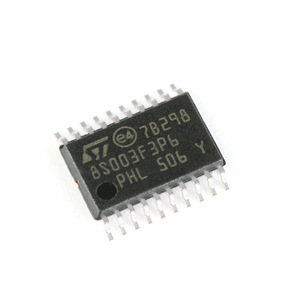 Microcontrolador STM8S003F3P6TR de 8 Bits, TSSOP-20, 16MHz, 8KB Flash MCU - Product Image 1