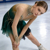 Costumes de patinage artistique pour femmes, costumes de patinage artistique, costumes de patinage pour compétitions classées, costumes de patinage