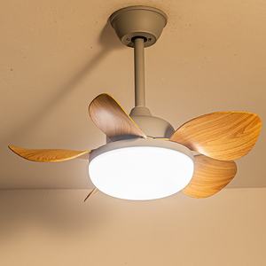 Ventilateur de plafond compact silencieux de style minimaliste avec télécommande électrique pour chambres à coucher et chambres d'enfants - Product Image 4