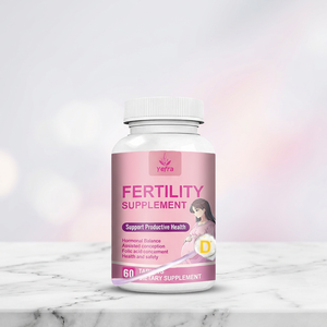 Compresse per la fertilità femminile - Supporto per l'equilibrio ormonale, integratore per la salute della concezione e la gravidanza, 60 compresse per adolescenti e adulti - Product Image 1