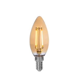 Hot Sales Decorative Custom C35 C35T A60 Filament Bulbs E26 E27 B22 decorative lighting 4W 6W factory price Led Filament Bulb