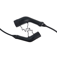 Câble de chargeur de véhicule électrique portable de type 2 à type 2 16A 32A 5m avec certification TUV CE type 2 max 22kw Câble de charge de véhicule électrique