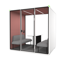 Cabine d'enregistrement vocale insonorisée, studio silencieux pour bibliothèque, école, chant, création audio