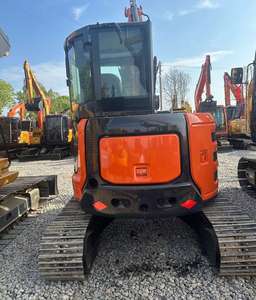 Mini-excavatrice d'occasion Hitachi de marque japonaise originale de haute qualité, modèle Zx55, 5,5 tonnes, moteur d'origine, pompe à engrenages PLC, stabilité hydraulique - Product Image 2