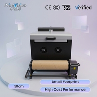 Machine à secouer la poudre DTF en acier inoxydable PrintVision robuste avec four automatique et ventilateur de refroidissement