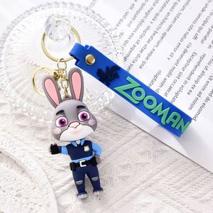 Nouveau Porte-clés en plastique Judy Nick de Zootopia, Pendentif en peluche, Décoration de sac pour couple, Vente en gros - Product Image 6