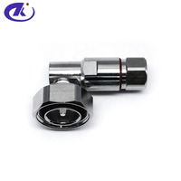 Connecteur mâle DIN 7/16 à angle droit pour câble coaxial RF Superflex de 1/2 pouce