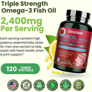 Complément alimentaire pour adultes de haute qualité OEM, <span class=keywords><strong>huile</strong></span> de poisson oméga 3 DHA et EPA, capsule molle, <span class=keywords><strong>huile</strong></span> de poisson de haute mer, saveur naturelle - Product Image 4