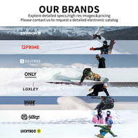 Masques de ski en gros avec logo personnalisé, anti-buée, protection UV, lunettes de sport OTG, OEM/ODM