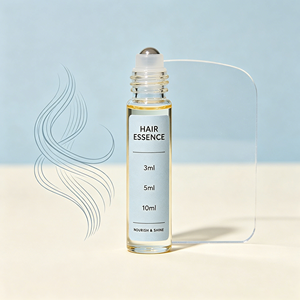 Customised holographic <b>labels</b> for small bottles with low minimum order quantities 3ml, 10ml and 30ml; wholesale <b>waterproof</b> glass - Product Image 1