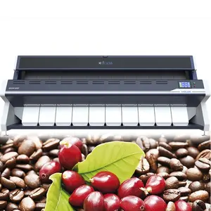 Özel işleme ekipmanları büyük hızlı kahve çekirdeği sıralama makinesi kahve renk sıralayıcı kahve renk sıralayıcı makinesi