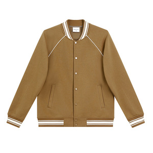 Chaqueta de Béisbol Personalizada para Hombre, Corte Holgado, Mezcla de Algodón y Poliéster, Transpirable, para Uso Diario, Estilo Otoño-Invierno - Product Image 5