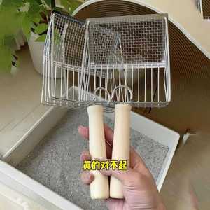 ที่ตักทรายแมวโลหะรูปสี่เหลี่ยมผืนผ้าทนทานสำหรับอุปกรณ์เสริมกล่องทรายแมว - Product Image 2