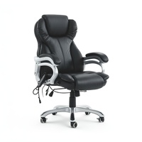 Chaise de bureau pivotante ergonomique en métal pour usage commercial, siège de jeu sportif réglable en cuir
