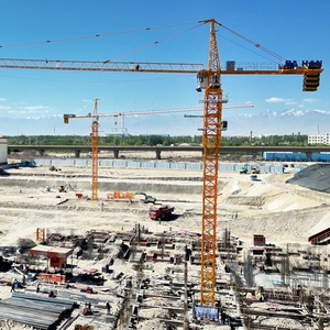 DAHAN Max. Hubkraft 5 Tonnen Topkit Turmkran QTZ63-TC5013 mit Motor für Bauarbeiten Brandneu Werksgefertigt 150m Max. Höhe - Product Image 4