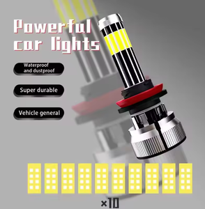 Bombillas LED para Faros Delanteros de Automóvil, Luz Antiniebla, Luz Alta/Baja, H7 H1 9005 9006, 50W 10000lm 6000K 12V, 10 Lados, para Automóvil Universal - Product Image 4