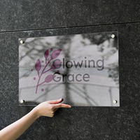 Plaque de numéro de maison en braille ADA de haute qualité, lettres en acrylique pour hôtels, entreprises, hôpitaux - Étanche, éclairée par LED, montage mural