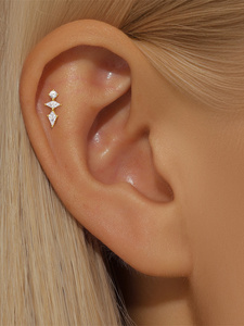 Pendientes de Plata 925 de Lujo con Ópalo y Circonita, Estilo Moderno para Mujer, Diseño de Moda para Bodas y Regalos - Product Image 5