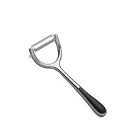 Klassieke roestvrijstalen gekartelde groenteschiller voor aardappelen, wortelen & komkommers, multifunctioneel keukengereedschap