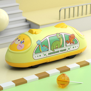 Tren subterráneo para niños dibujos animados lindo divertido rompecabezas educación temprana modelo de simulación coche de juguete para niños resistente a caídas - Product Image 4