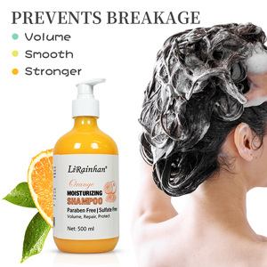 Set <span class=keywords><strong>Shampoo</strong></span> e Balsamo Antiforfora all'Arancia: Rimuove la Forfora, Controllo dell'Oleosità, Allevia il Prurito, Mantiene il Cuoio Capelluto Fresco - Product Image 4