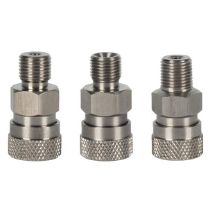 Chaoqiang 8mm <b>Quick</b> Connect Female Stainless Steel Air Pump <b>Connector</b> G1/8 BSP 30mpa High Pressure - Product Image 1