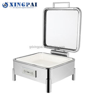 XINGPAI Fournitures hôtelières Réchaud électrique en acier inoxydable 201 avec contrôle de température, ensemble de réchauds pour buffet et <span class=keywords><strong>traiteur</strong></span> - Product Image 5
