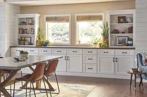 Modern Kitchen <b>Cabinets</b> with Ceramic <b>Stainless</b> <b>Steel</b> Wood Panel Materials - Product Image 3