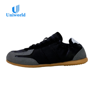 Fournisseur direct d'Indonésie sur Alibaba |   Chaussures plates pour femmes tendance - Ballerines rétro en satin et daim pour femmes, design décontracté <span class=keywords><strong>de</strong></span> <span class=keywords><strong>niche</strong></span> - Product Image 2