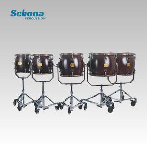 Tambor de Cuero Vacuno Genuino de 5 Tonos con Madera de Pino, Instrumento de Percusión Folclórico Tradicional Chino para Orquesta y Actuaciones en Vivo - Product Image 2