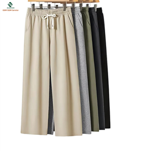 <span class=keywords><strong>Pantaloni</strong></span> in misto cotone pesante da 220g per uomo e <span class=keywords><strong>donna</strong></span>, taglie forti, a gamba dritta, vestibilità ampia, in maglia, lunghi, per l'autunno - Product Image 1