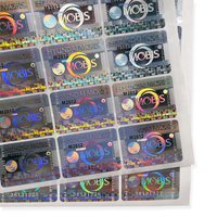 Étiquettes holographiques personnalisées anti-contrefaçon avec motif inviolable, autocollants de sécurité VOID authentiques et sécurisés