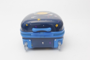 Valise à roulettes pour enfants, coque rigide, imprimé planètes spatiales, 1 pièce, roulettes pivotantes silencieuses à 360°, mini valise de <span class=keywords><strong>voyage</strong></span> - Product Image 6