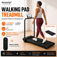 Caminadora Plegable para Entrenamiento Cardiovascular en Casa, Máquina para Correr y Hacer Ejercicio Personal en el Hogar
