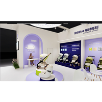 Diseño de Stand Portátil y Reutilizable de Madera |   Soporte de Techo de Armadura para Exposiciones Comerciales Internacionales