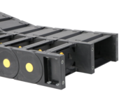 JFLO-Porte-câble en plastique/nylon HP série 80, chaîne porte-câbles, type pont, câbles de protection et de guidage