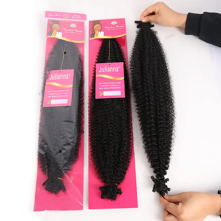 Wholesale Expression Synthetic Afro Spring Twist Hair Attachment For Ombre Kinky Marley European Extensions Crochet Braid Hair
