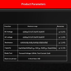 Cem thành phần điện tử <span class=keywords><strong>Tester</strong></span> kỹ thuật số vạn năng điện trở Diode tụ điện thử nghiệm bút SMD-100 thực hiện đại lục Trung Quốc - Product Image 2