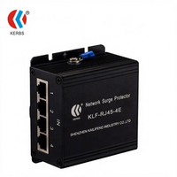 Parafoudre Ethernet 4 ports RJ45 CE RoHS pour routeurs, caméras de vidéosurveillance, points d'accès sans fil et systèmes PoE