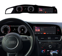 Krando Android Stereo GPS Multimedia + Virtual Digital Instrument Cluster untuk AUDI A4 A4L A5 2009-2015 Wireless Carplay Stereo
