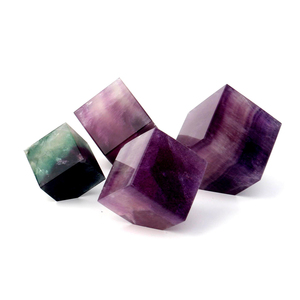 Cubo Mágico de Cristal de Piedras Preciosas Naturales de Alta Calidad, Cubo Cuadrado de Fluorita para Sanación - Product Image 2