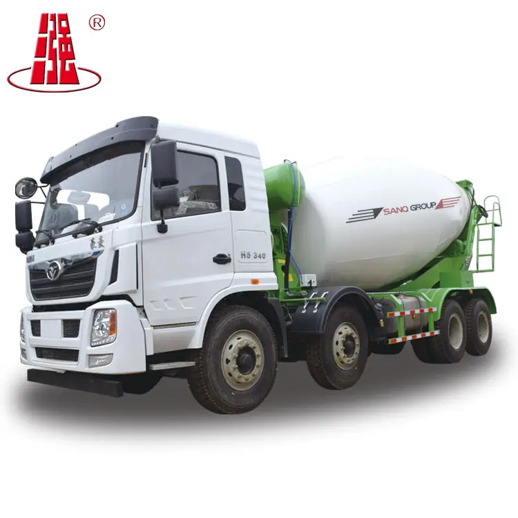 Grote Capacity10m3 Bulk Cement Tanker Truck Trailer Betonmixer Truck Voor Road Building Snelweg Bouw Mengmachine