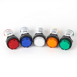 Lampe d'indication de signal d'alimentation LED, lampe d'avertissement, IP65, 6-380V AC, montage sur panneau - Product Image 1