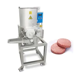 Automatic Hamburger Patty Forming Machine Burger Patty Press Machine Beef Pork Chicken Meat Pie Making Machine