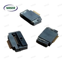 Conector FPC de Repuesto LCP Sin Halógenos FH52-8S-0.5SH, 8P, 0.5mm, Horizontal, con Bloqueo Flip Lock para Cable FFC de 0.3mm, Automotriz e Industrial