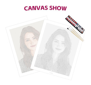 Kits de <span class=keywords><strong>peinture</strong></span> <span class=keywords><strong>par</strong></span> numéros DIY personnalisables avec photo, ensemble de <span class=keywords><strong>peinture</strong></span> à l'huile personnalisée pour adultes, enfants, débutants, dropshipping - Product Image 3