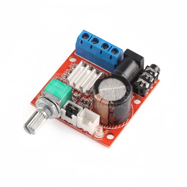 PAM8610 Mini Amplifier Board TDA2030 12V 10W Pure Class D Stereo Amplifier